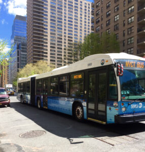 Bus transport fra lufthavnen Newark New York til centrum